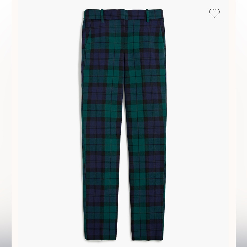 J Crew Ruby Pants In Tartan Plaid